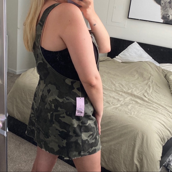 NWT Camo Overall Dress - Picture 2 of 5